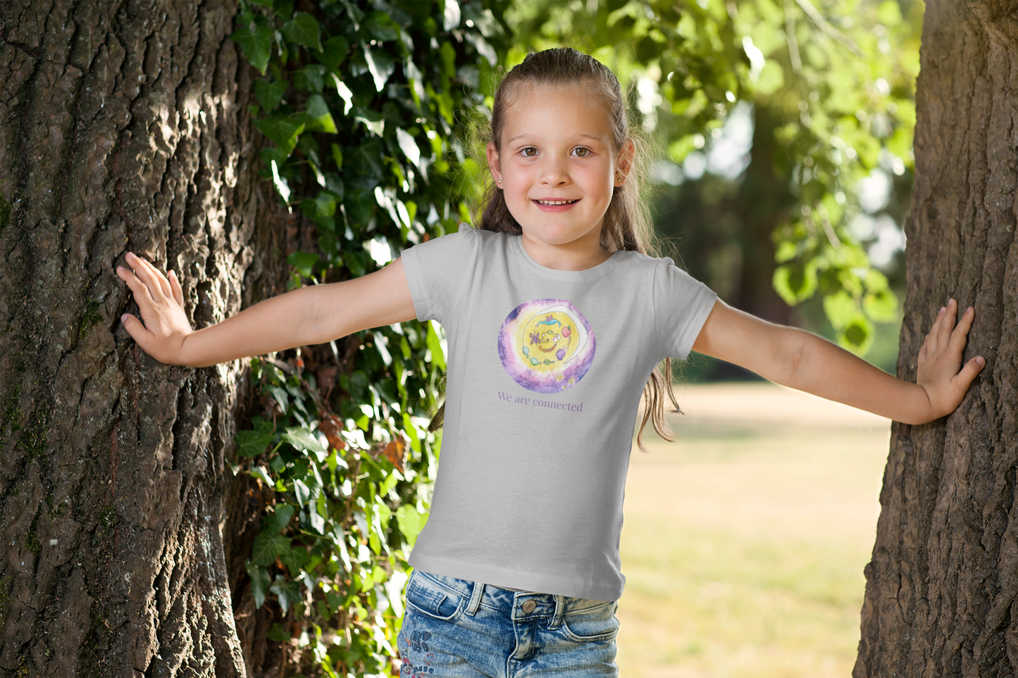 Ontwerp van Anabel - Kinder T-shirt - We zijn verbonden