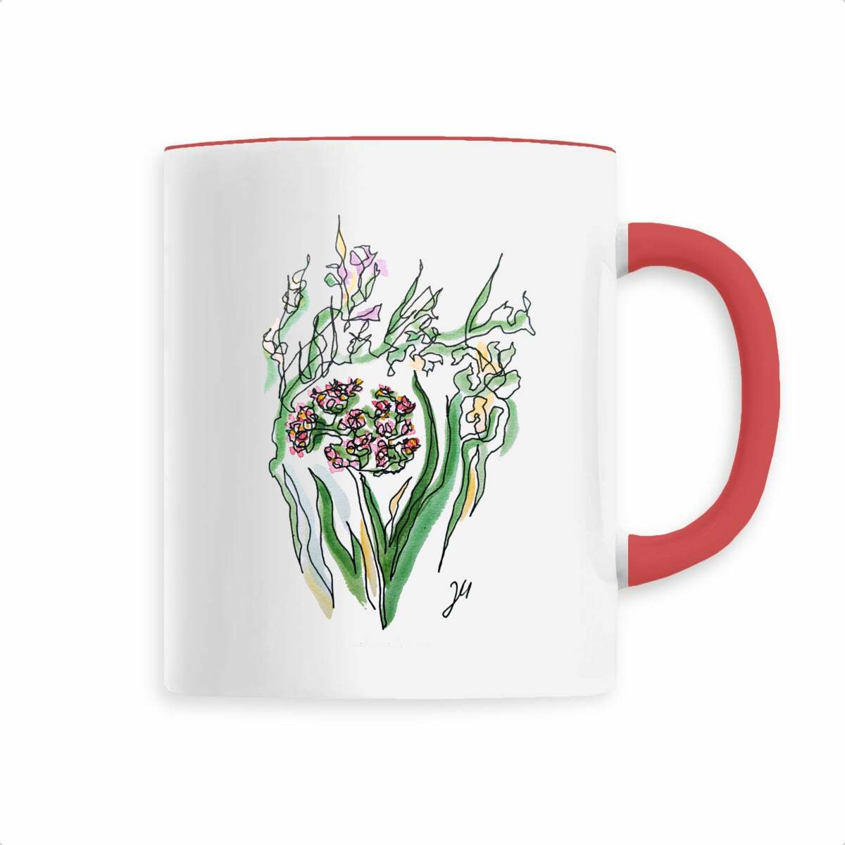 Design by Jana - Ceramic mug - Flowers