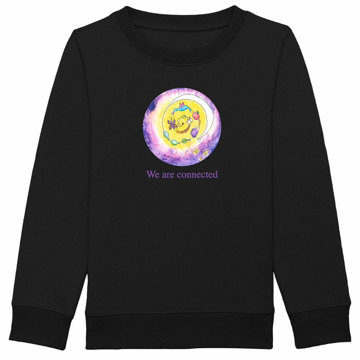 Heavyweight sweatshirt: We are connected