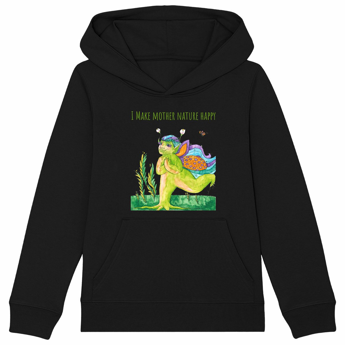 Heavyweight hoodie with Mother Nature Character