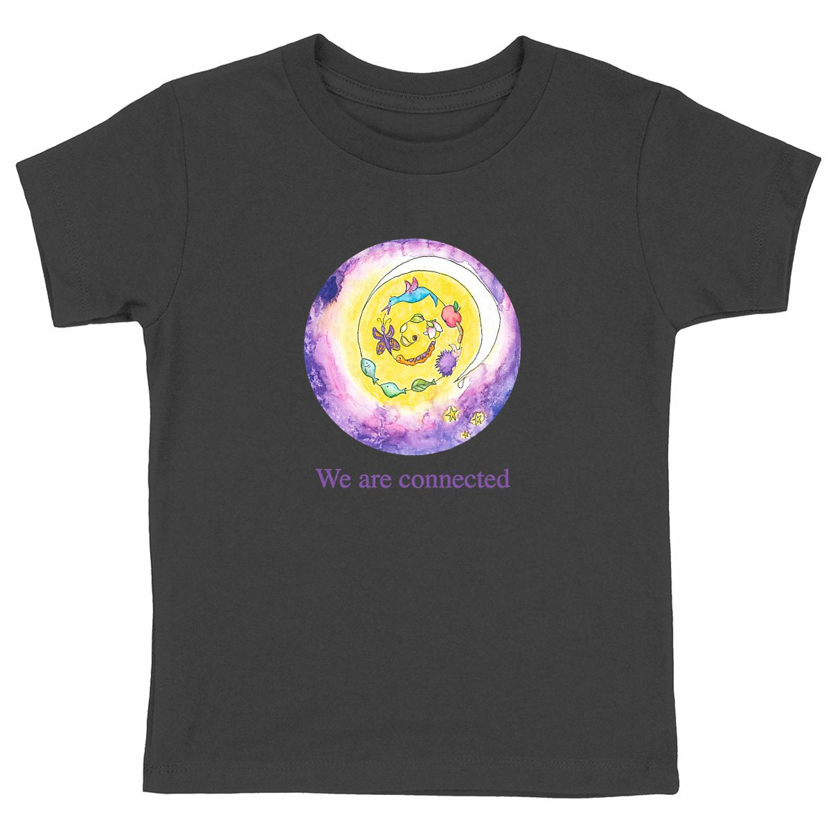 Heavyweight T-shirt: We are connected