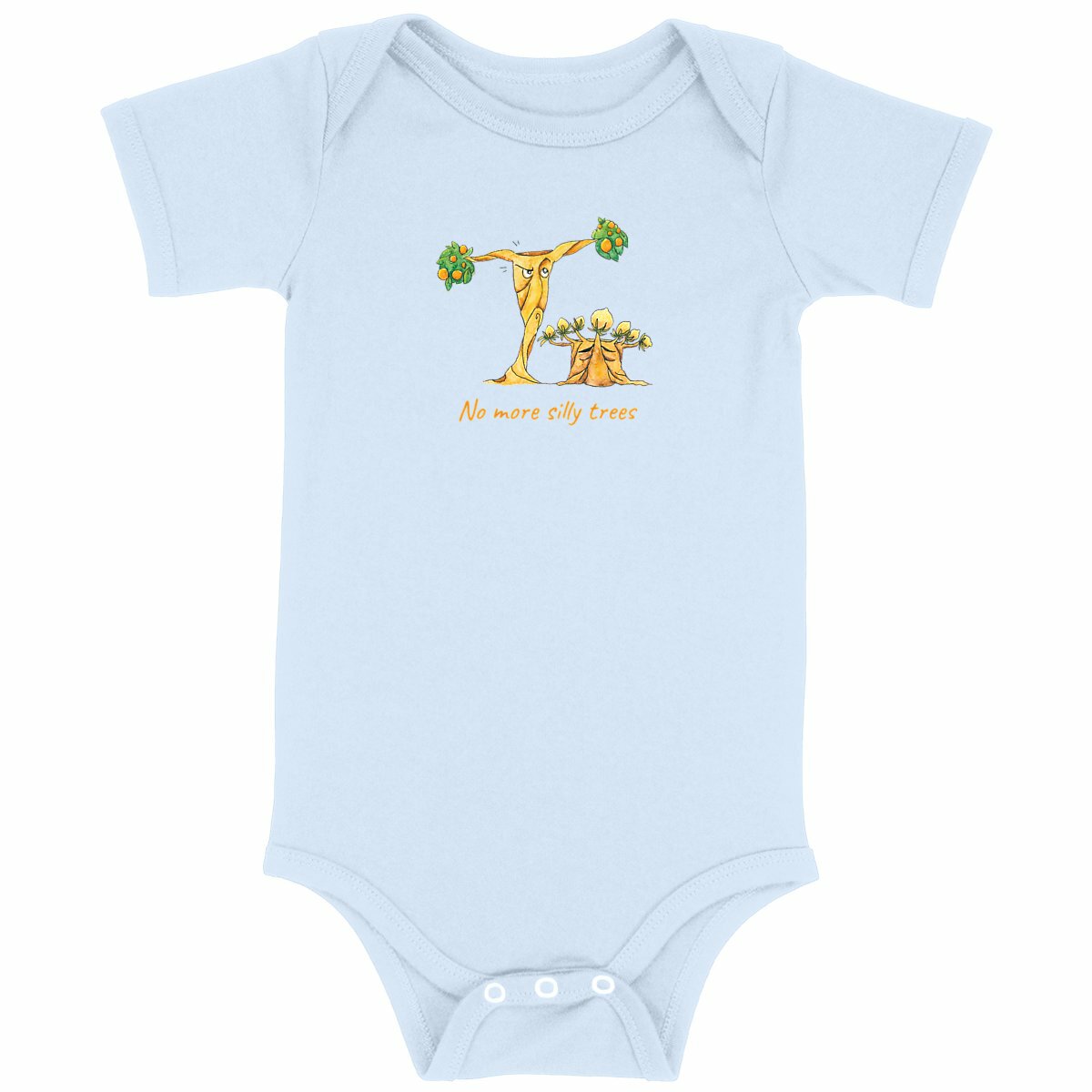 Design by Anabel - Baby bodysuit - Silly trees