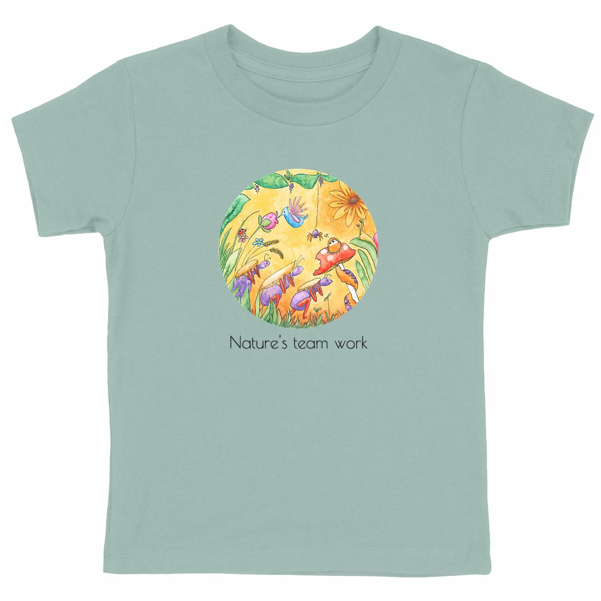 Heavyweight T-shirt: Nature's team work