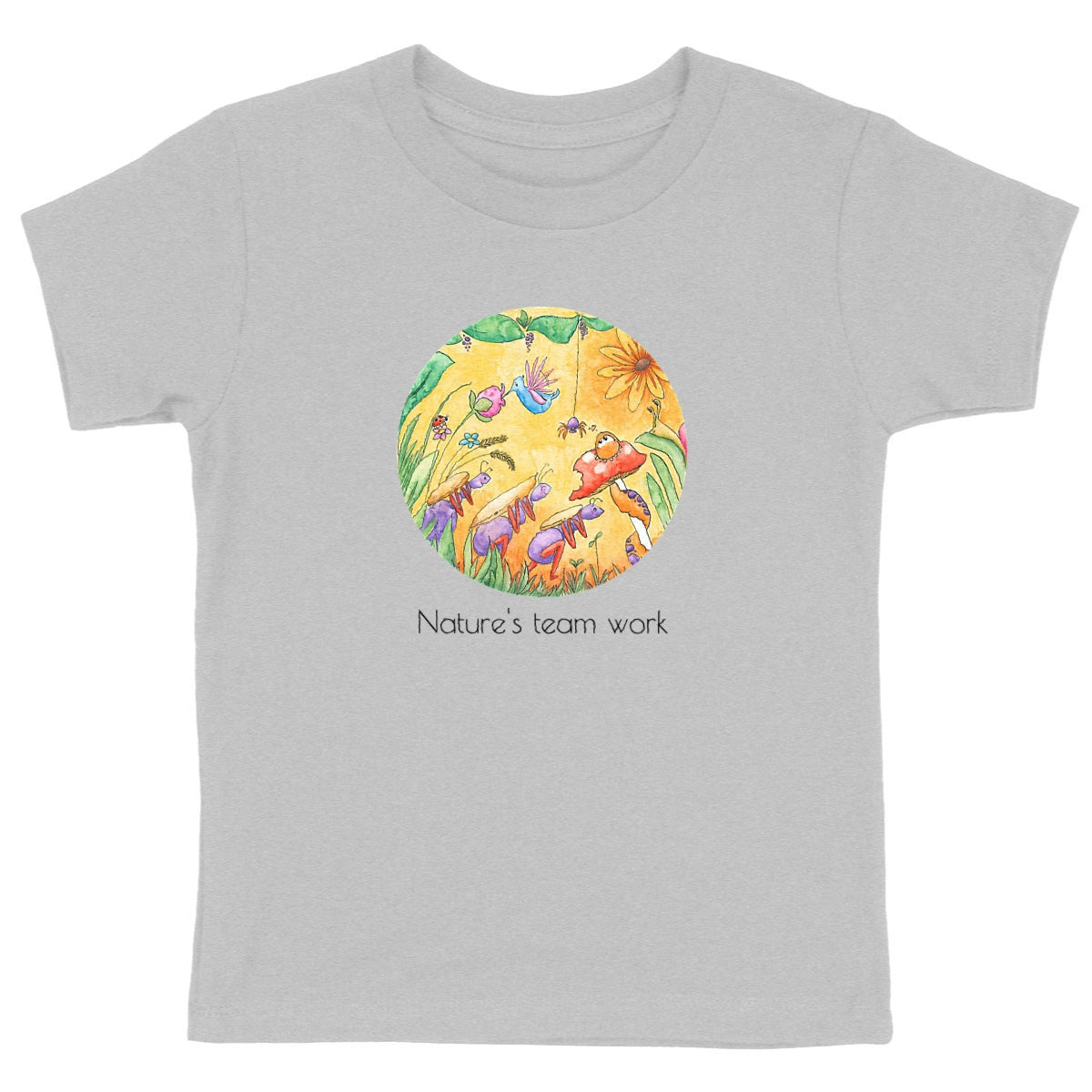 Heavyweight T-shirt: Nature's team work