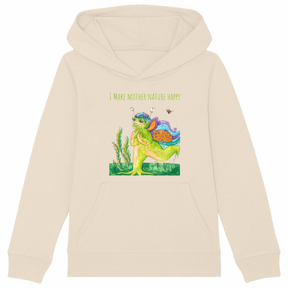 Heavyweight hoodie with Mother Nature Character