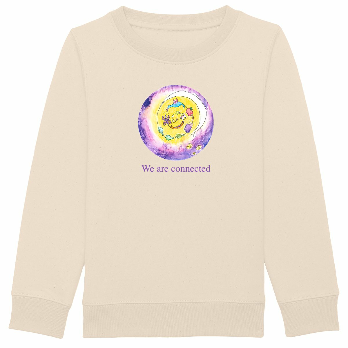 Heavyweight sweatshirt: We are connected