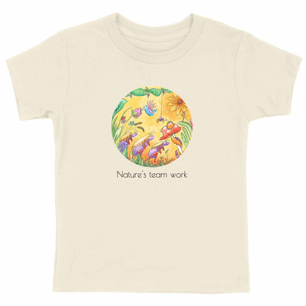 Heavyweight T-shirt: Nature's team work
