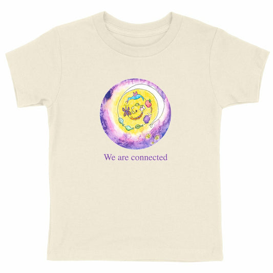 Heavyweight T-shirt: We are connected