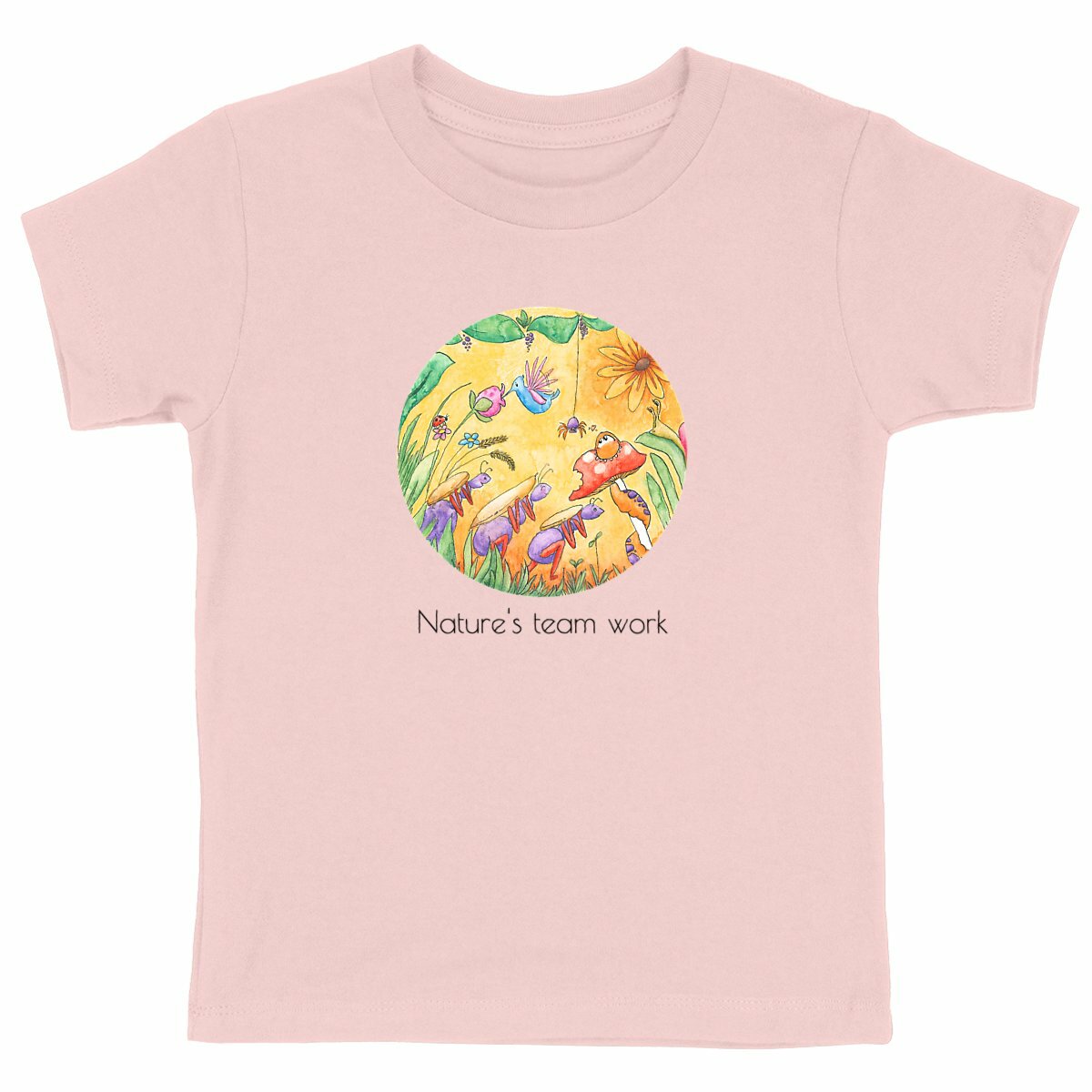 Heavyweight T-shirt: Nature's team work