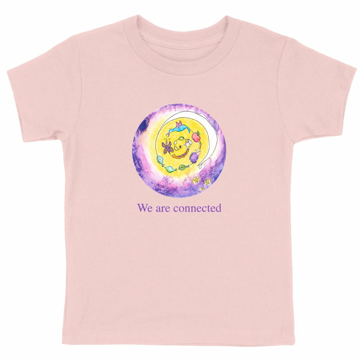 Heavyweight T-shirt: We are connected