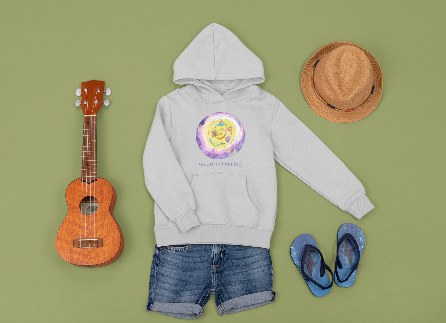Diseño de Anabel - Sudadera infantil - Estamos conectados