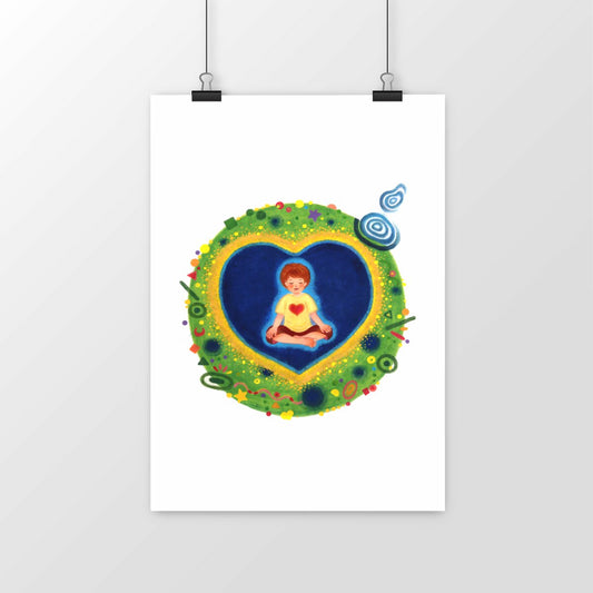 Into the heart - Poster by Yu - portrait