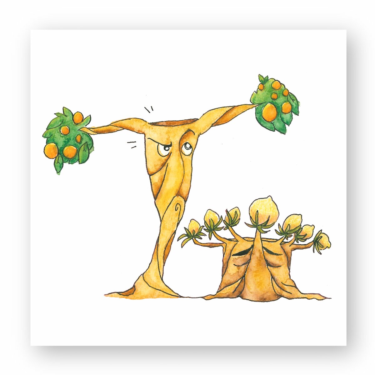 Stickers: Silly trees
