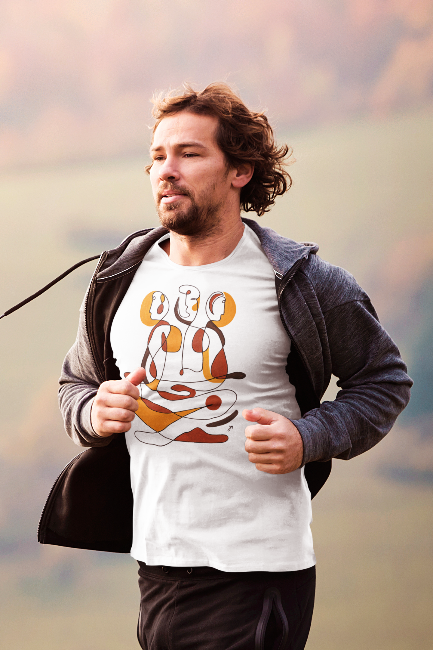 Ontwerp door Jana - T-shirt met lange mouwen - Being
