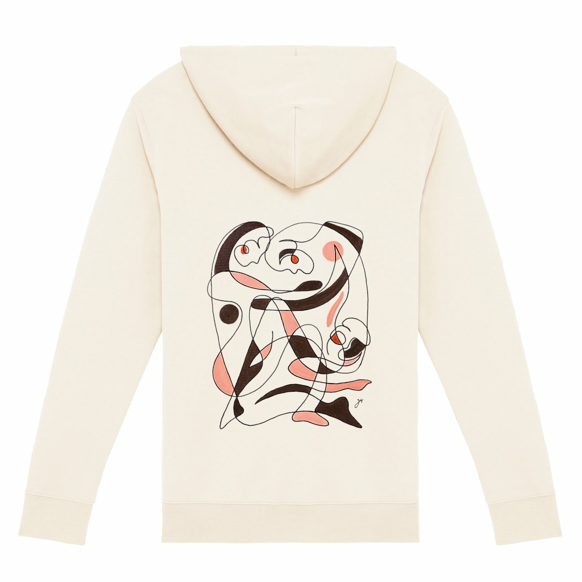 Design by Jana - Zip Hoodie - Dreaming - back_0