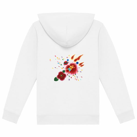 Full of life - Hoodie by Yu - back_white