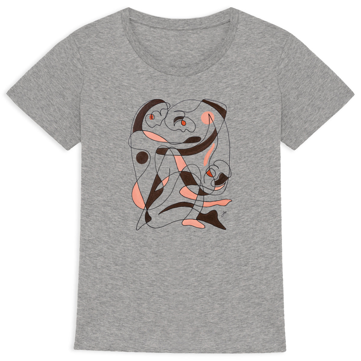 Design by Jana - Women's heavyweight T-shirt - Letting go