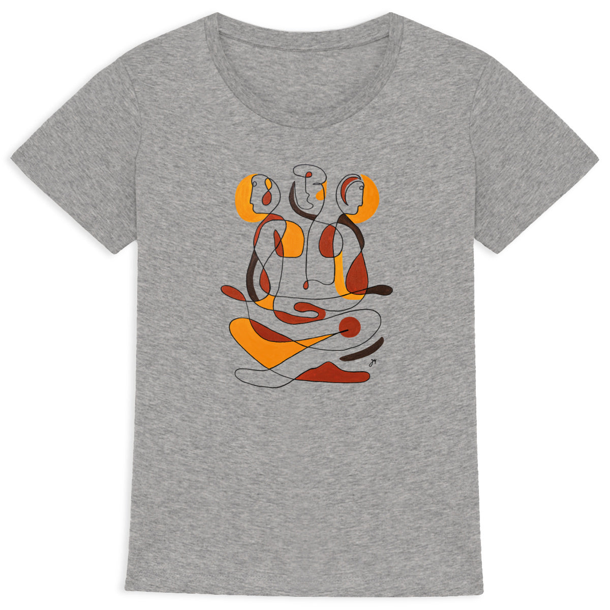 Design by Jana - Women's heavyweight T-shirt - Being