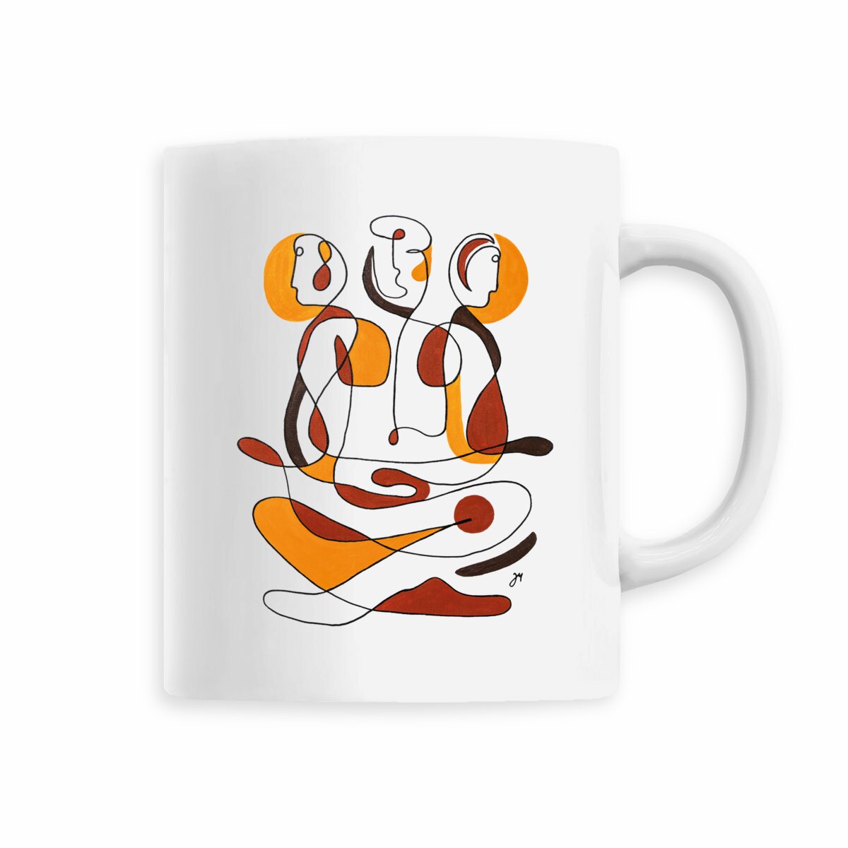 Design by Jana - Ceramic mug - Being