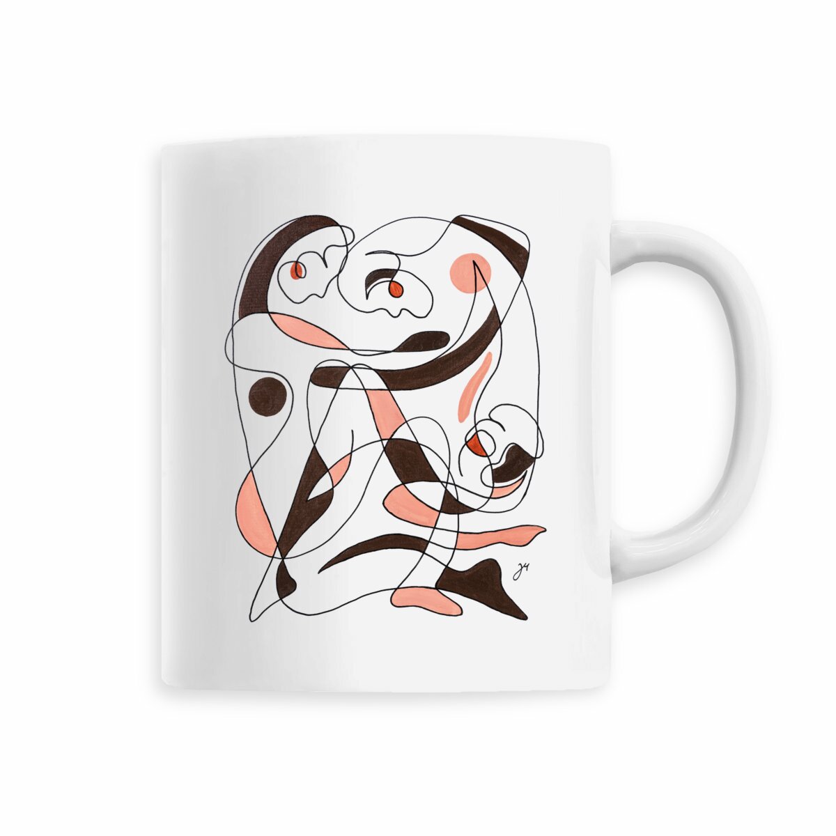 Design by Jana - Ceramic mug - Letting go