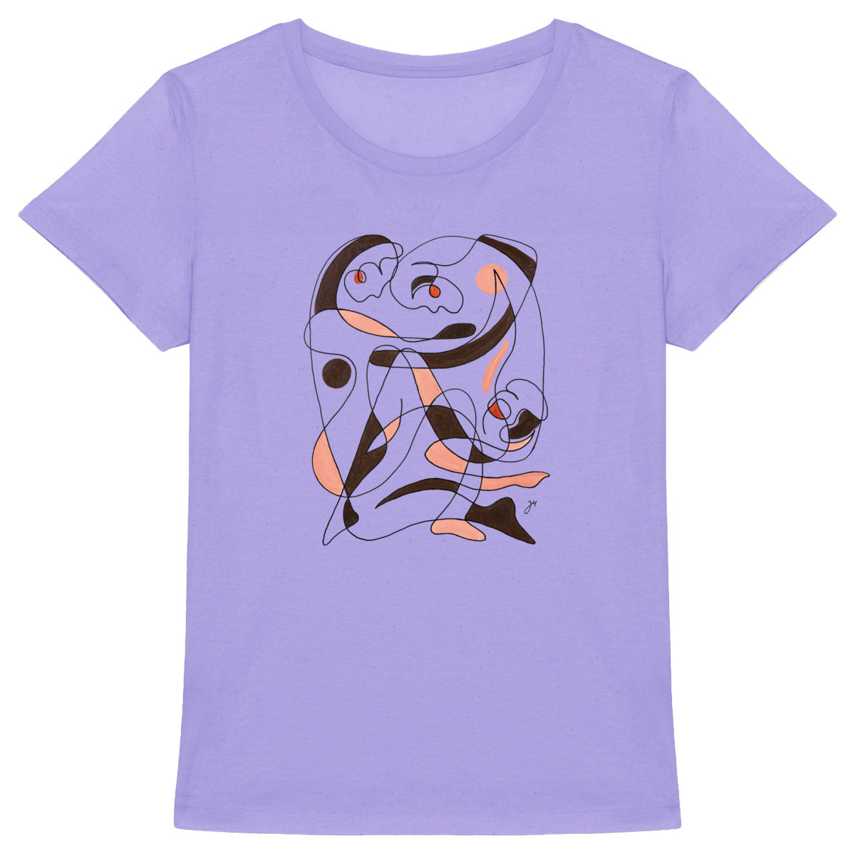 Design by Jana - Women's heavyweight T-shirt - Letting go