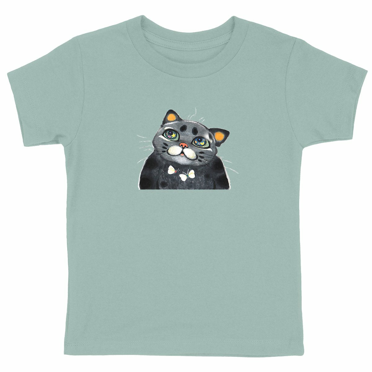 Design by Yu - Beyol the cat - front_green