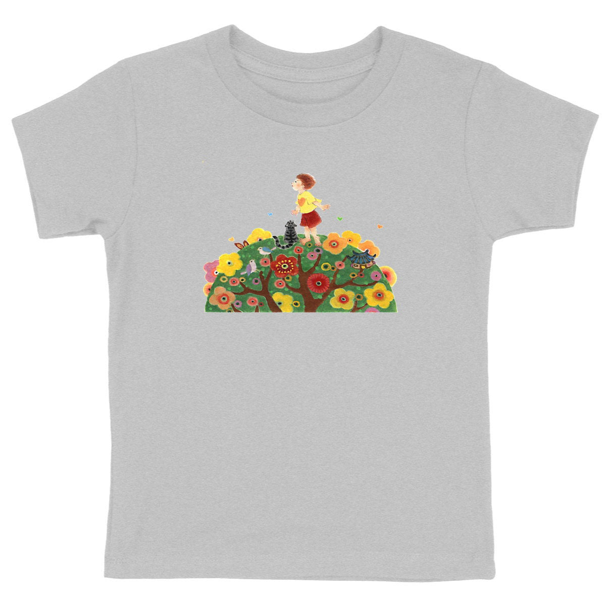 Wonder - Kids T-shirt by Yu - front_heathergrey