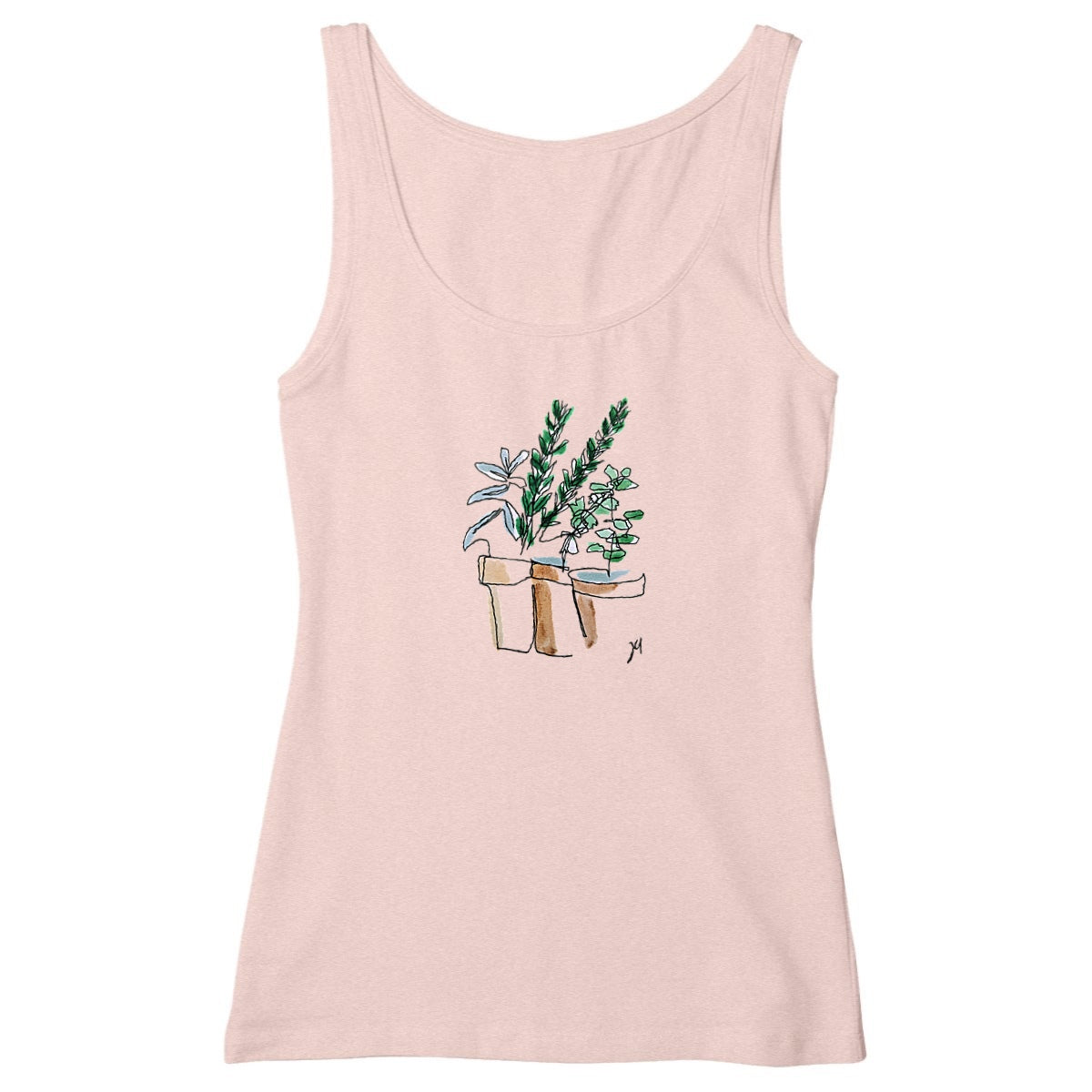 Women's tank top - plants
