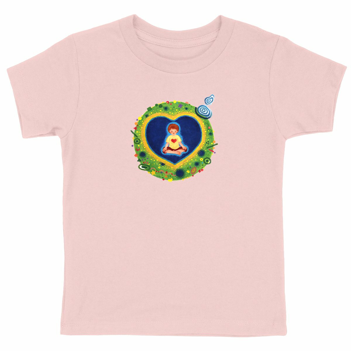 Into the Heart - Kids T-shirt by Yu - front_pink