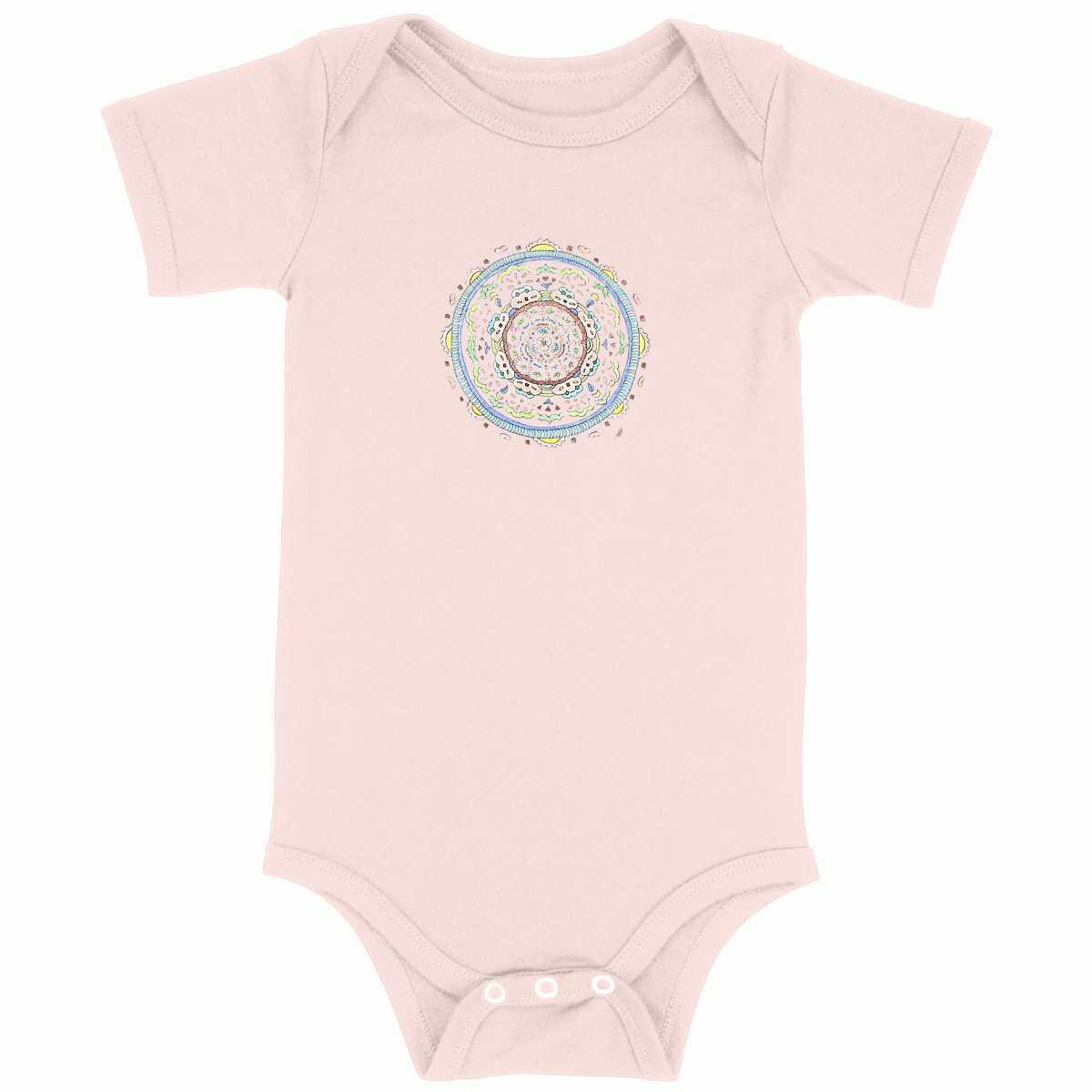 Design by Hannah - Baby bodysuit - Mandala Sky