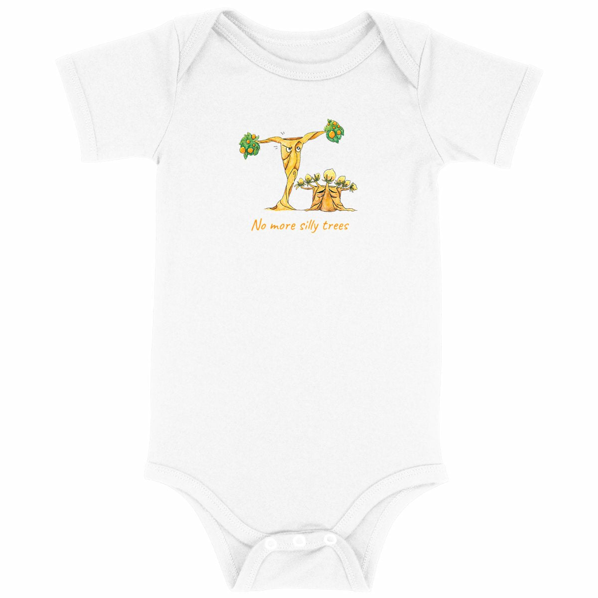 Design by Anabel - Baby bodysuit - Silly trees