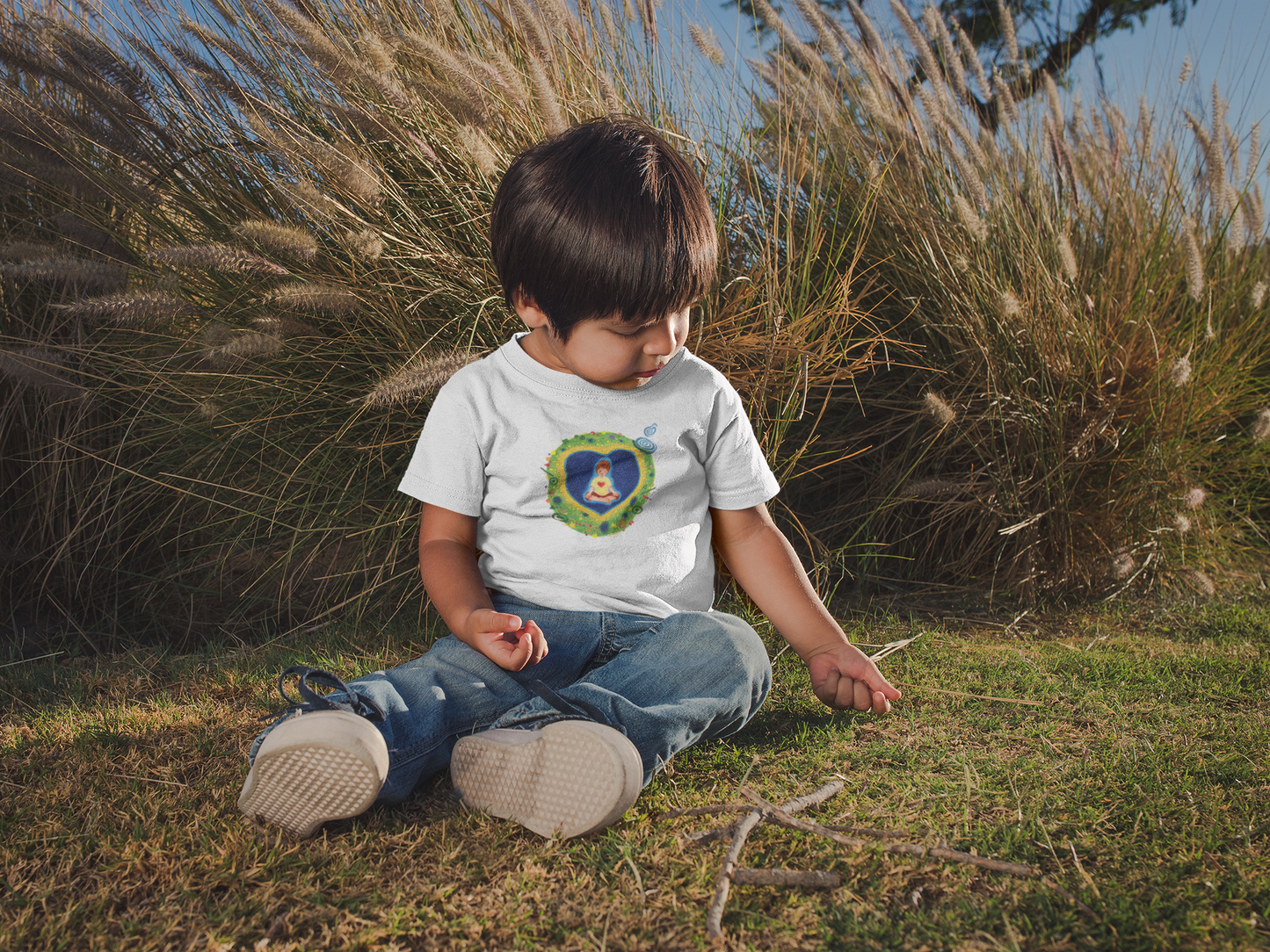 Into the Heart - Kids T-shirt by Yu