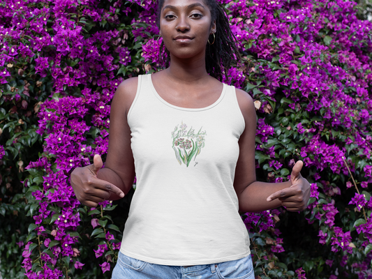 Ontwerp door Jana - Dames tanktop - Bloemen