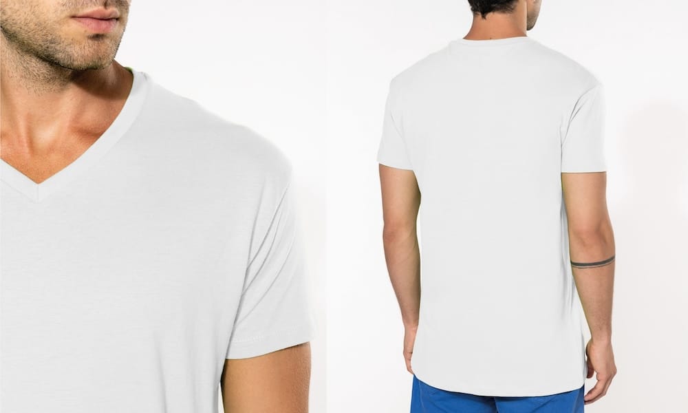 Ontwerp door Jana - Heren V-hals T-shirt - Doing