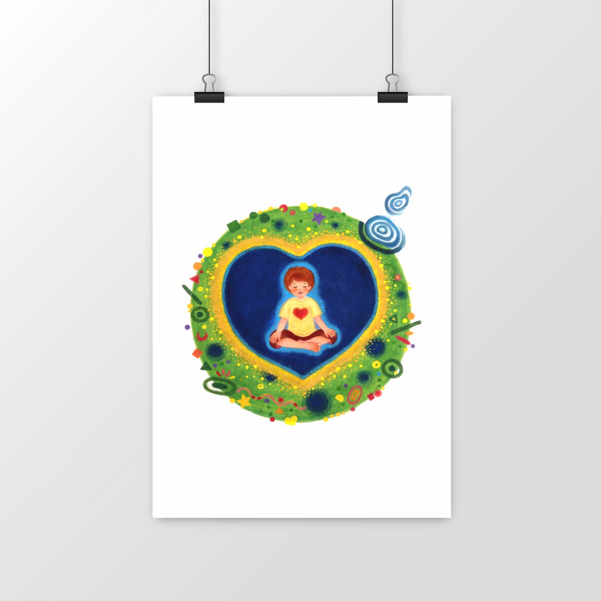 Into the heart - Poster by Yu - portrait