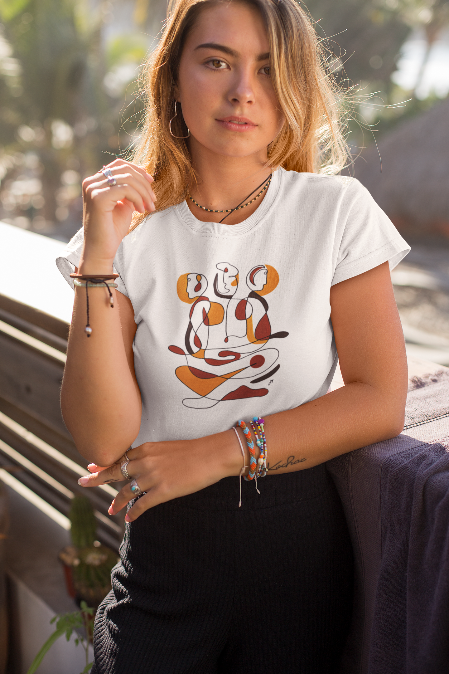 Design by Jana - Women's heavyweight T-shirt - Being